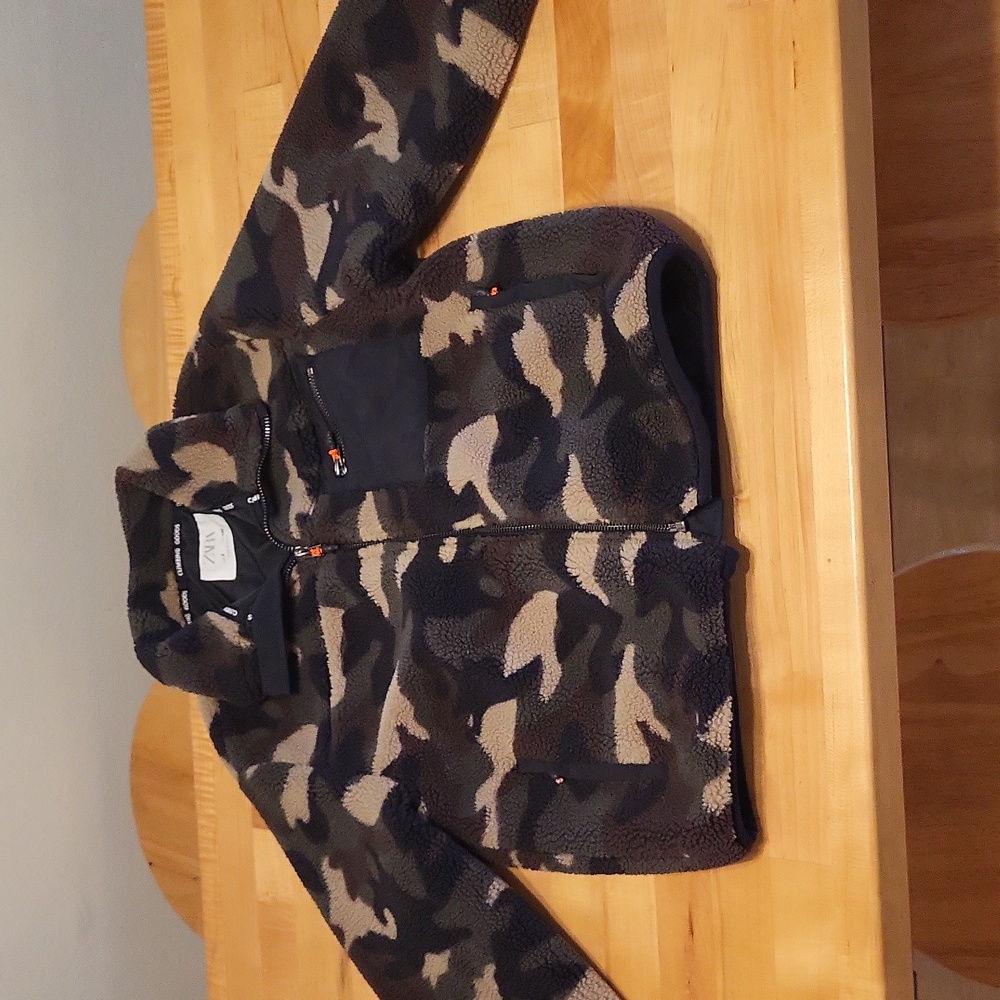 Zara Kids Camouflage Jacket 3 Pockets